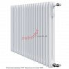 Радиатор Zehnder Charleston 2050/20 1270 1/2 RAL 9016 боковое подключение (с кронштейнами CVD1+BH)