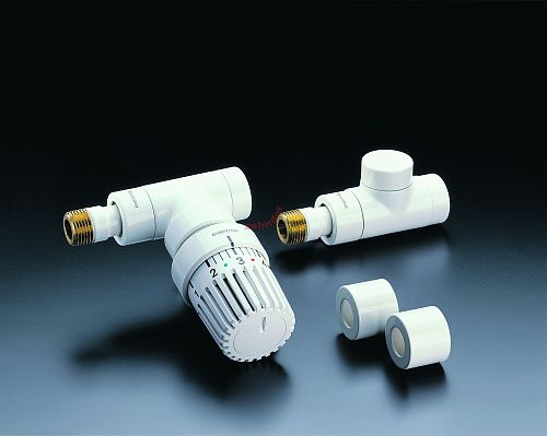 1167062 Oventrop Combi E вентиль на обр. подводку Ду15, 1/2&quot;, PN10, прямой, белый