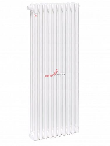 Вертикальный радиатор Zehnder Charleston Completto 3180/10 V001 1/2 RAL 9016 нижнее подключение (с кронштейнами CVD1+BH)