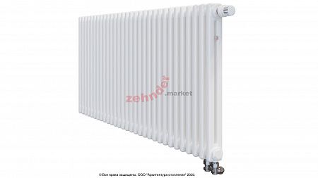 Радиатор Zehnder Charleston Completto 2056/30 V001 1/2 RAL 9016 нижнее подключение