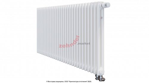 Радиатор Zehnder Charleston Completto 2056/30 V001 1/2 RAL 9016 нижнее подключение