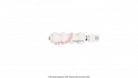 Вертикальный радиатор Zehnder Charleston Completto 2180/04 V001 1/2 RAL 9016 нижнее подключение (с кронштейнами CVD1+BH)