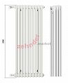 Радиатор Zehnder Charleston CH 3250/37 1270 ¾ RAL 9016