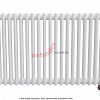 Радиатор Zehnder Charleston Completto 2056/22 V001 1/2 RAL 9016 нижнее подключение