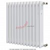 Радиатор Zehnder Charleston 3057/12 1270 3/4 RAL 9016 боковое подключение