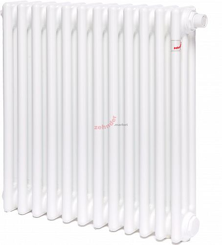 Радиатор Zehnder Charleston Completto 3057/12 V001 1/2 RAL 9016 нижнее подключение