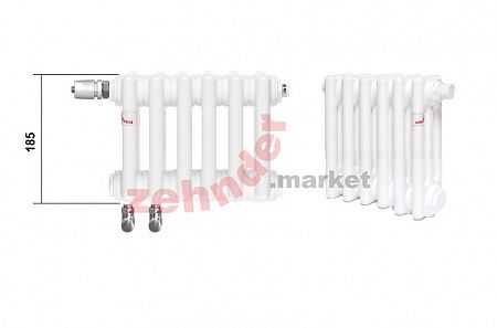 Радиатор Zehnder Charleston Completto CH 3019/03 V001 ½ RAL 9016