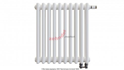 Радиатор Zehnder Charleston Completto 3050/10 V001 1/2 RAL 9016 нижнее подключение (с кронштейнами CVD1+BH)