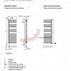 Электрический полотенцесушитель Zehnder Forma Asym LFAEL-170-50/GD RAL 9016 белый