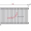 Радиатор Zehnder Charleston 3057/24 1270 3/4 Technoline 0325 TL боковое подключение