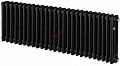 Радиатор Zehnder Charleston 3057/26 1270 3/4 RAL 9217 matt Чёрный боковое подключение