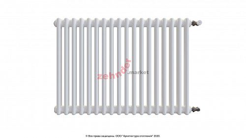 Радиатор Zehnder Charleston 2056/18 1270 3/4 RAL 9016 боковое подключение