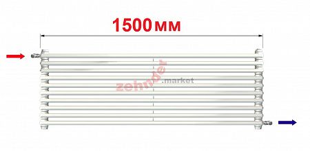 Радиатор Zehnder Charleston Turned T2150/10 N1680 RAL 9016