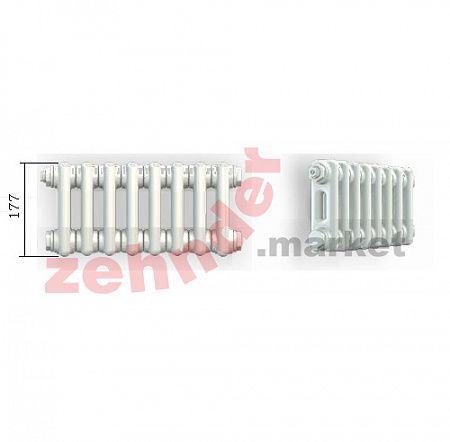 Радиатор Zehnder Charleston CH 2019/05 1270 ¾ RAL 9016