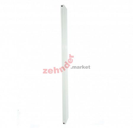 Вертикальный радиатор Zehnder Charleston 2200/12 1270 1/2 RAL 9016 боковое подключение (с кронштейнами CVD1+BH)