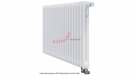 Радиатор Zehnder Charleston Completto 2056/20 V001 1/2 RAL 9016 нижнее подключение