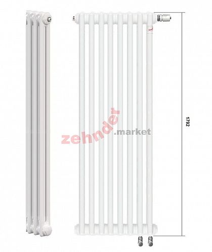 Радиатор Zehnder Charleston Completto CH 2180/35 V001 ½  RAL 9016