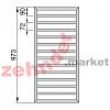 Полотенцесушитель Zehnder SUBI-100-045 Inox