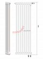 Радиатор Zehnder Charleston Completto CH 2220/32 V001 ½  RAL 9016