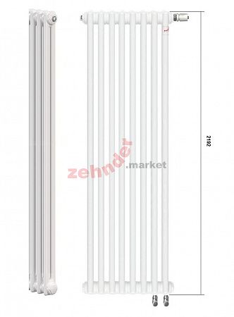 Радиатор Zehnder Charleston Completto CH 2220/32 V001 ½  RAL 9016