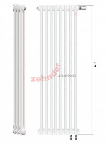 Радиатор Zehnder Charleston Completto CH 2220/32 V001 ½  RAL 9016