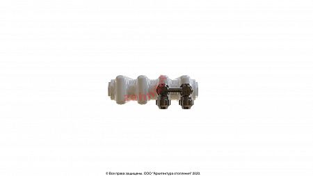 Вертикальный радиатор Zehnder Charleston Completto 2180/04 V001 1/2 RAL 9016 нижнее подключение (с кронштейнами CVD1+BH)