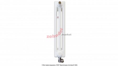 Радиатор Zehnder Charleston Completto 3050/06 V001 1/2 RAL 9016 нижнее подключение (с кронштейнами CVD1+BH)