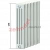 Радиатор Zehnder Charleston CH 4120/04 1270 ¾ RAL 9016