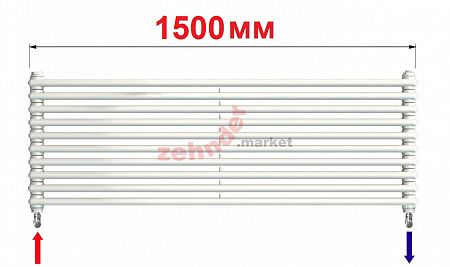 Радиатор Zehnder Charleston Turned T2150/10 N3580 RAL 9016