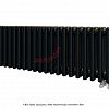 Радиатор Zehnder Charleston Completto 3030/24 V001 1/2 RAL 9217 matt цвет Черный нижнее подключение