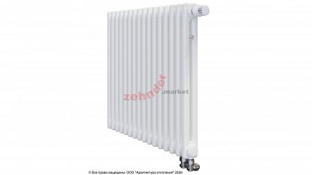 Радиатор Zehnder Charleston Completto 2056/16 V001 1/2 RAL 9016 нижнее подключение