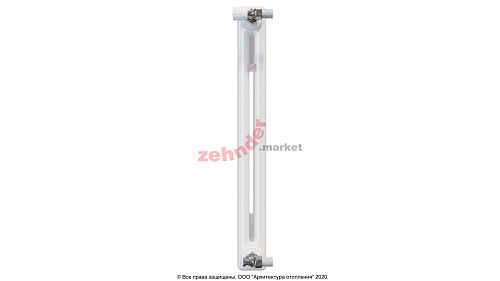 Радиатор Zehnder Charleston 2050/14 1270 1/2 RAL 9016 боковое подключение (с кронштейнами CVD1+BH)