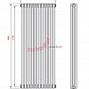 Радиатор Zehnder Charleston CH 3180/12 1270 ¾ Technoline 0325 TL