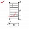 Полотенцесушитель Zehnder Stalox STX-080-045 белый