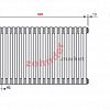Радиатор Zehnder Charleston CH 3050/20 1270 1/2 RAL 9016 боковое подключение (с кронштейнами CVD1+BH)