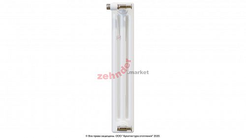 Радиатор Zehnder Charleston CH 3050/28 1270 1/2 RAL 9016 боковое подключение (с кронштейнами CVD1+BH)