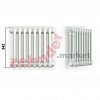Радиатор Zehnder Charleston CH 2035/08 1270 ¾ RAL 9016