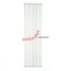Вертикальный радиатор Zehnder Charleston 2200/12 1270 1/2 RAL 9016 боковое подключение (с кронштейнами CVD1+BH)