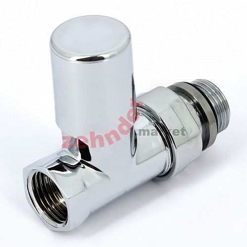 Вентиль ручной Carlo Poletti Compact прямой НВ 1/2&quot; цвет хром (V150710B)