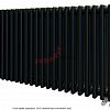Радиатор Zehnder Charleston Completto 3057/24 V001 1/2 RAL 9217 matt Чёрный нижнее подключение