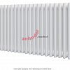 Радиатор Zehnder Charleston Completto 3050/26 V001 1/2 RAL 9016 нижнее подключение (с кронштейнами CVD1+BH)