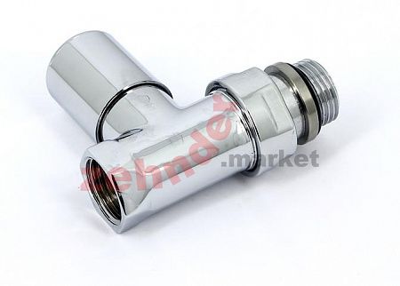 Вентиль ручной Carlo Poletti Compact прямой НВ 1/2&quot; цвет хром (V150710B)