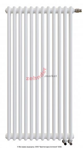 Радиатор Zehnder Charleston Completto 2110/12 V001 1/2 RAL 9016 нижнее подключение