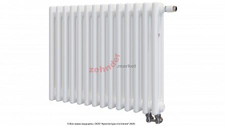 Радиатор Zehnder Charleston Completto CH 3050/14 V001 ½ RAL 9016