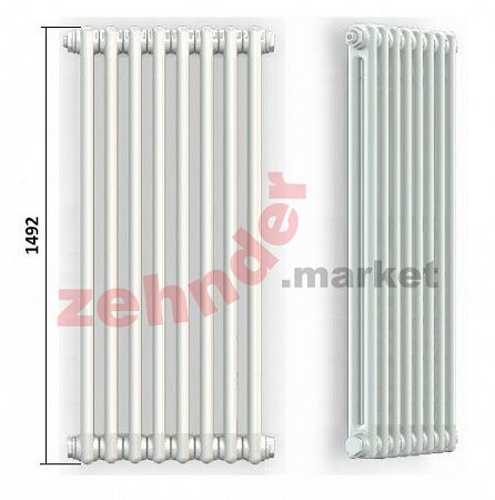 Радиатор Zehnder Charleston CH 2150/03 1270 ¾ RAL 9016