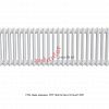 Радиатор Zehnder Charleston Completto 2035/36 V001 1/2 RAL 9016 нижнее подключение