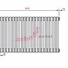 Радиатор Zehnder Charleston CH 3050/22 1270 1/2 RAL 9016 боковое подключение (с кронштейнами CVD1+BH)