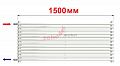 Радиатор Zehnder Charleston Turned T2150/12 N1280 RAL 9016
