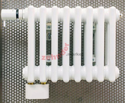 Радиатор Zehnder Charleston Completto 3030/12 V001 1/2 RAL 9016 нижнее подключение