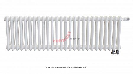Радиатор Zehnder Charleston Completto 2035/26 V001 1/2 RAL 9016 нижнее подключение